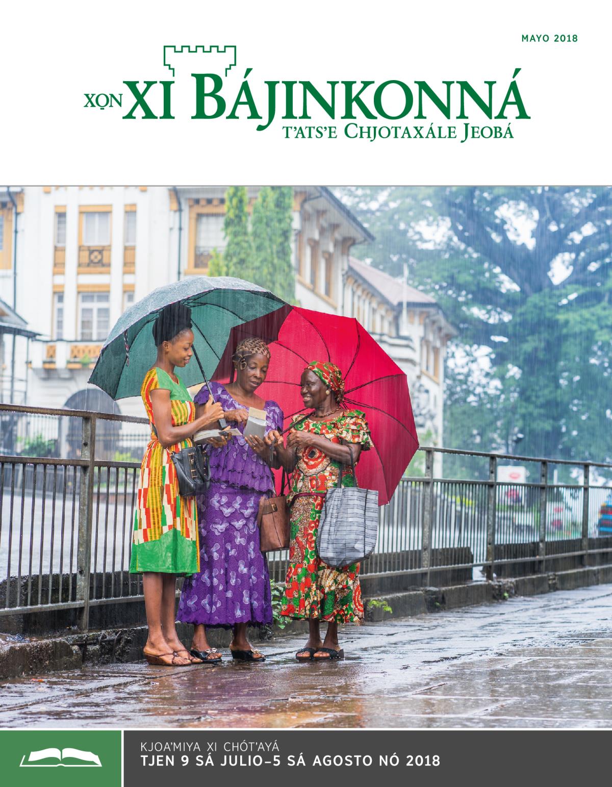 Xo̱n xi Bájinkonná, sá mayo nó 2018