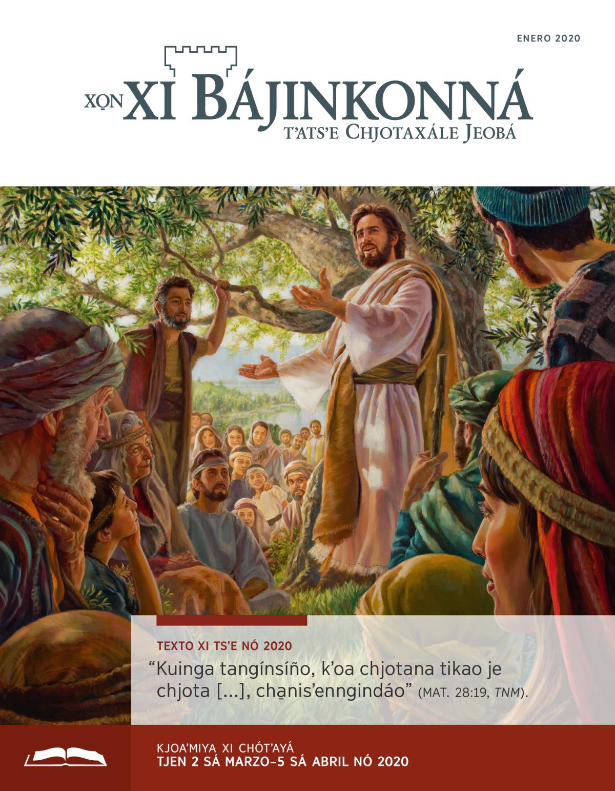 Xo̱n xi Bájinkonná (xi chotʼaya), sá enero nó 2020.