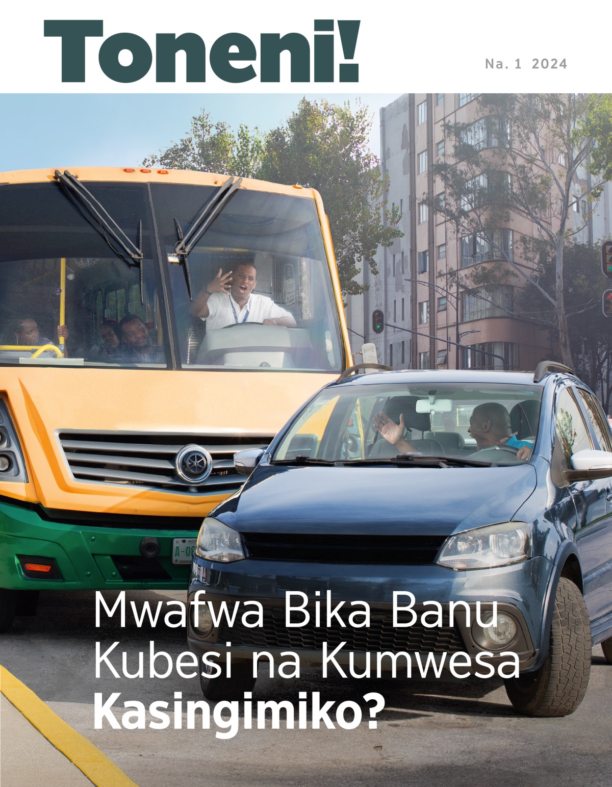 Muka-kwendesa basi ali na kutenukila munalume uje namuzikila mu ngila na mota yendi.