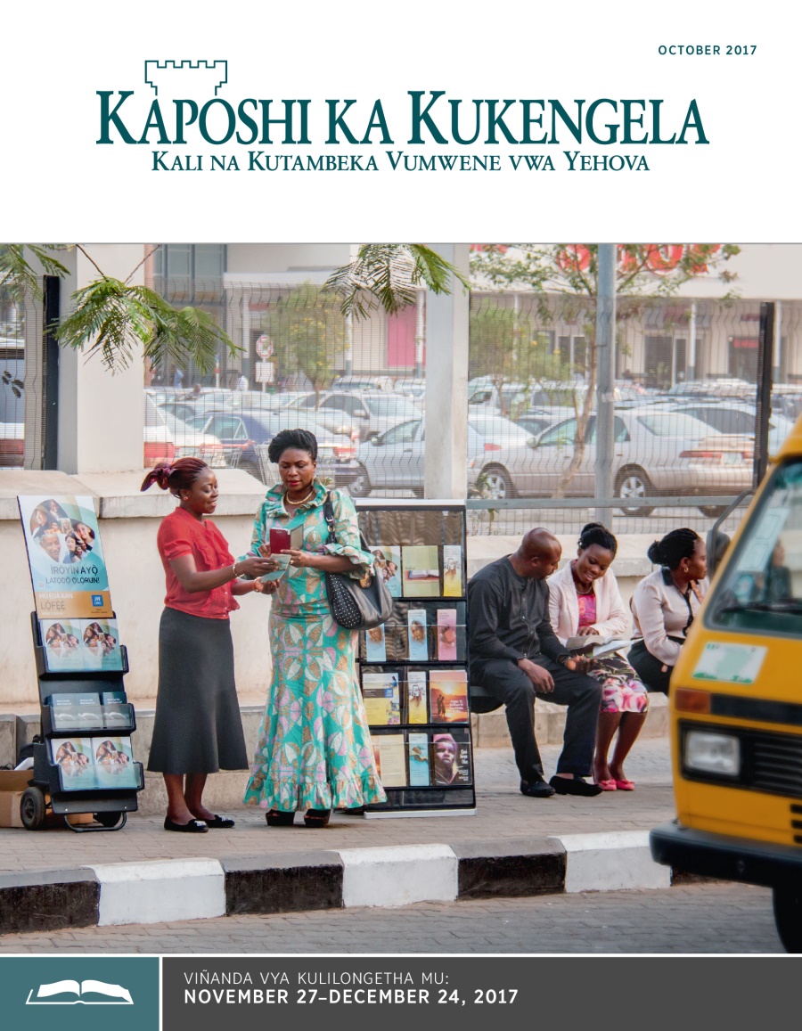 Kaposhi ka Kukengela ka Kulilongetha, October 2017