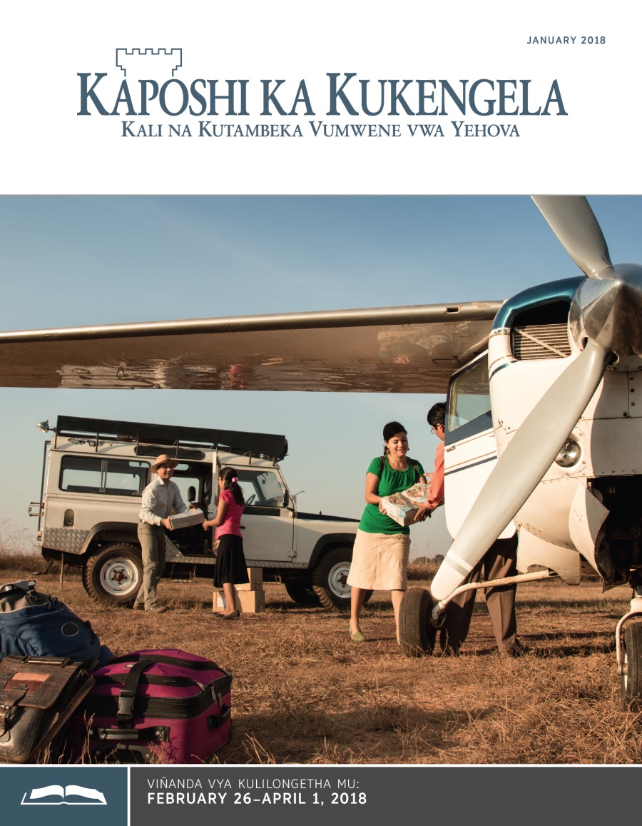 Kaposhi ka Kukengela ka Kulilongetha, January 2018