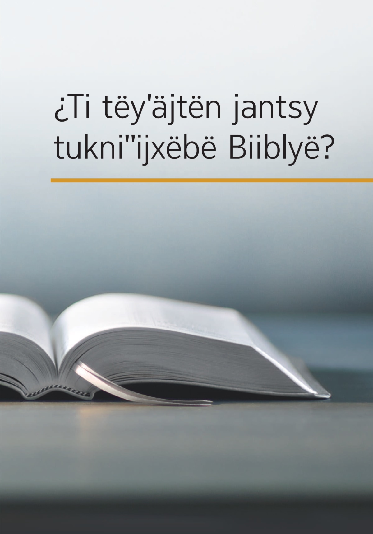 Liibrë ¿Ti tukniˈˈijxëbë Biiblyë?