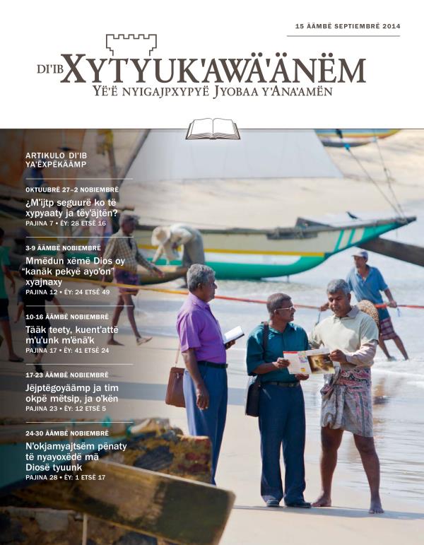 Rebistë nyiʼak Diʼib Xytyukʼawäʼänëm (diʼib yaʼëxpëjkp), 15 äämbë septiembrë 2014