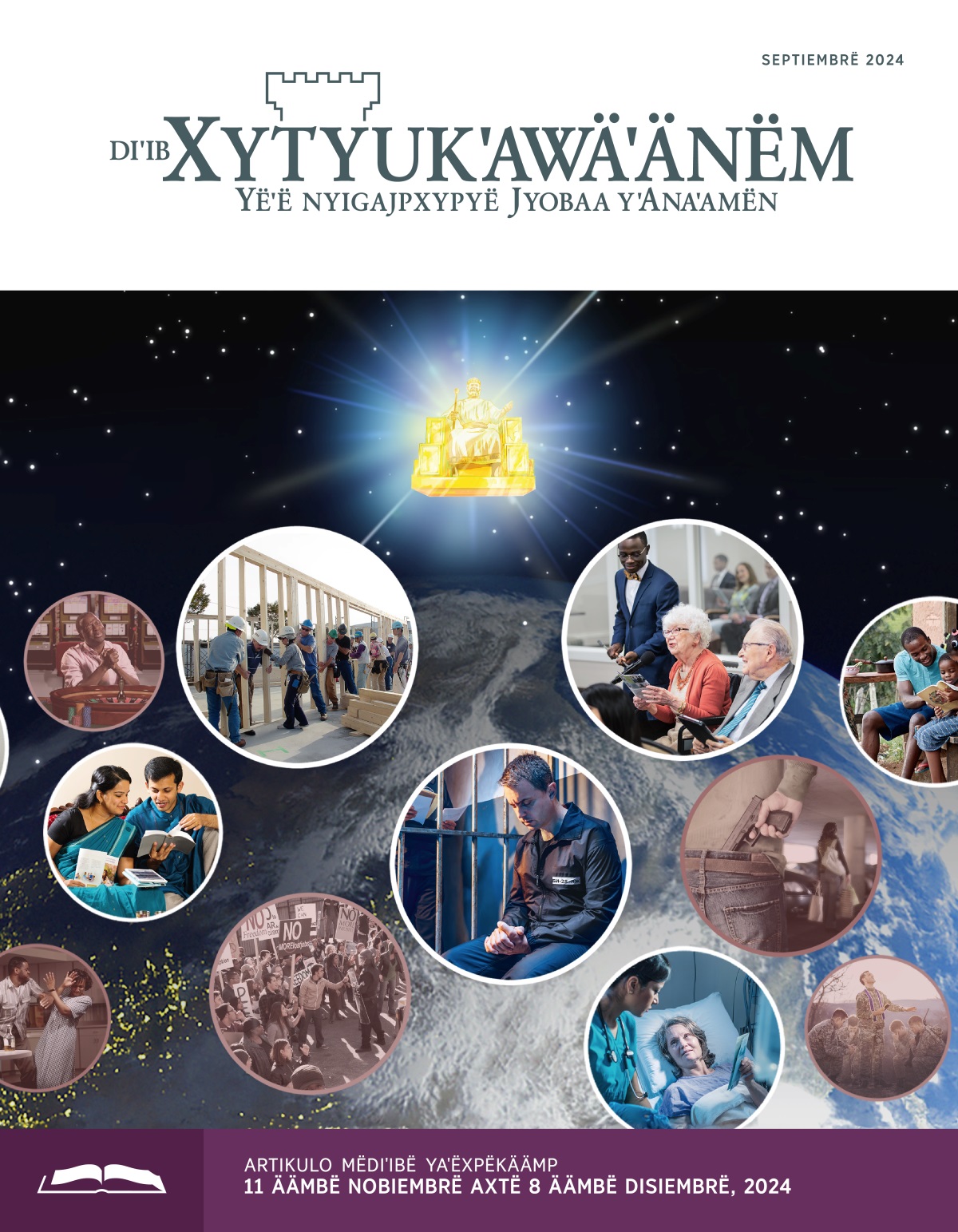 Jesus yˈuˈunyë mä yajkutuky ets tkuˈijxnaxy majtsk grupë jäˈäyëty. Nmëguˈukˈäjtëm Diosmëdundë: 1. Tuˈugë nmëguˈukˈäjtëm tpëjkˈityë tyabletë ets pyatˈixy tsäjpotm. 2. Tuˈugë kasäädë jäˈäy tkajpxyë Biiblyë. 3. Nmëguˈukˈäjtëmëty tkojtë jëën tëjk mä nˈëxpëjkëm. 4. Tuˈugë nmëguˈukˈäjtëm nyuˈkxtaˈaky pujxndëgoty. 5. Tuˈugë nmëguˈukˈäjtëm mëdiˈibë të myëjjäˈäyënë kyomentaraty reunyonk. 6. Tuˈugë nmëguˈukˈäjtëm tmoˈoyë trataadë ja enfermeerë mä yajpääty hospital. 7. Tuˈugë nmëguˈukˈäjtëm yˈëxpëky mëdë kyudëjk etsë myäänguˈunk. Yaˈixy wiˈixë naxwinyëdë jäˈäyëty ttundë mëdiˈibë Biiblyë yajkubojkypy: 1. Tuˈugë yetyëjk nyuˈkxtaˈaky mä jäˈäy tniˈëyëˈëktë meeny. 2. Tuˈugë yetyëjk axëëk ttunyë kyudëjk. 3. Jäˈäy axëëk yˈadëˈëtstë mä myartsyëtundë. 4. Tuˈugë yetyëjk tjuutyë pyistolë mä jam tmaatsäˈäny tuˈugë toxytyëjk. 5. Tuˈugë teety tninuˈkxtäägë soldäädëtëjk. 6. Tuˈugë toxytyëjk tjëˈkxyë droogë.