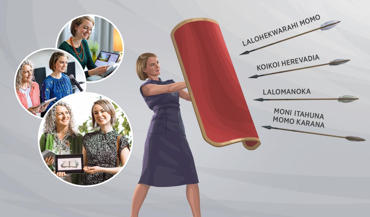 Taihu ta ese Dirava ena Hereva e duahiamu, kongrigeisin heboudiai haere e henimu, e haroromu, bona ena kesi e dogoataomu unu amo Satana ena diba e koudiamu