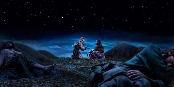 Ruth pe koz ar Boaz pandan lanwit