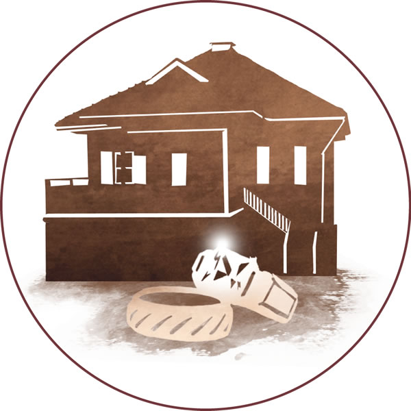 Enn lakaz ek bann bizou