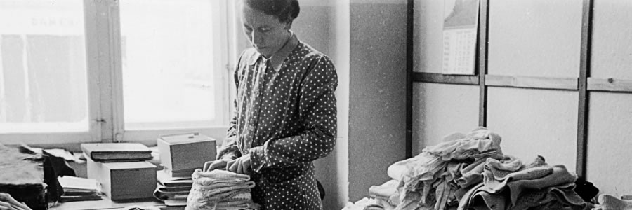 Enn Tewmin Jéhovah pe organiz bann led sekour an Suisse pou bann lezot Temwin, an 1946