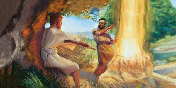 Food that Gideon prepared is miraculously burning