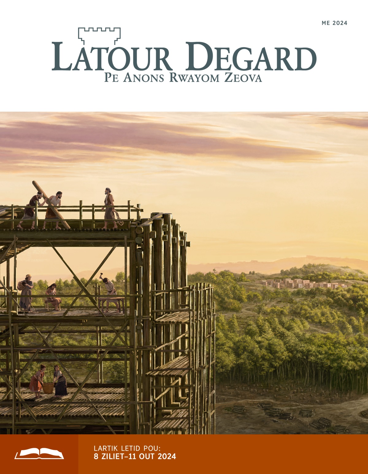 Noe ek so fami pe konstrir lars. Delwin, ena enn vilaz dan lafore.