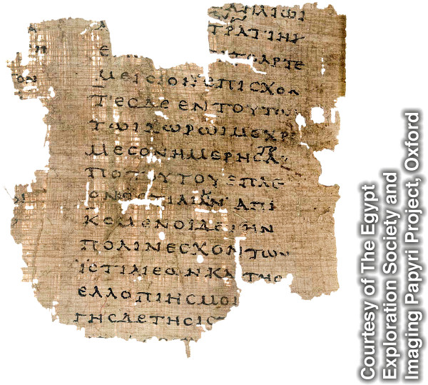 Sombina taratasy papyrus avy tamin’ilay boky “Ny Tantara”