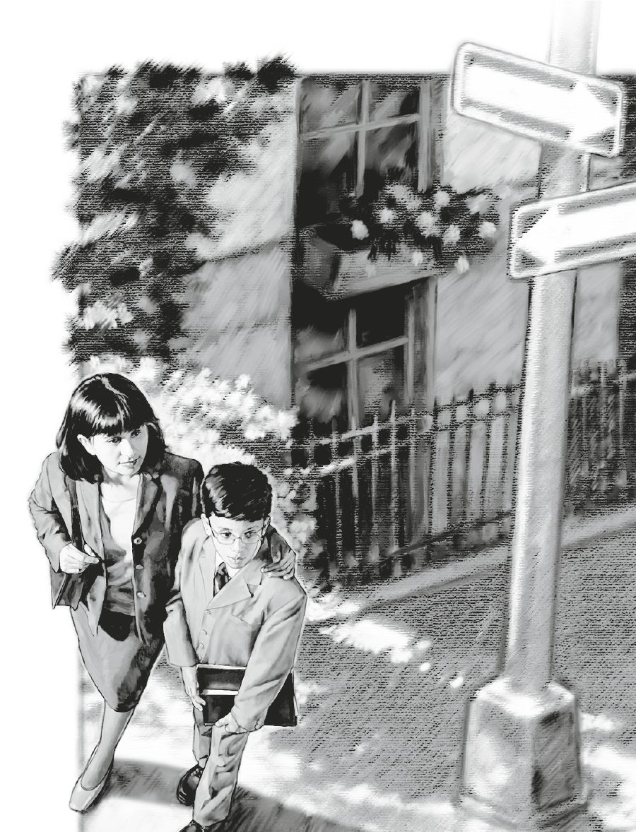 Ankizilahy mandeha mitory miaraka amin’ny mamany