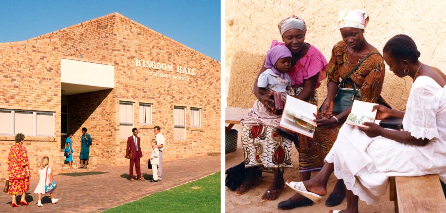 Mandray tsara ny olona tonga any amin’ny Efitrano Fanjakana ny Vavolombelon’i Jehovah ary mampianatra Baiboly