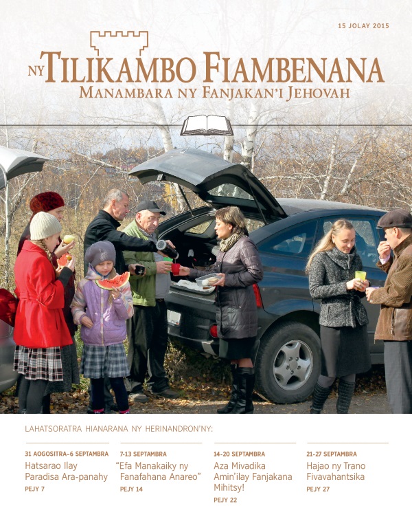 Ny Tilikambo Fiambenana Gazety Fianarana, 15 Jolay 2015
