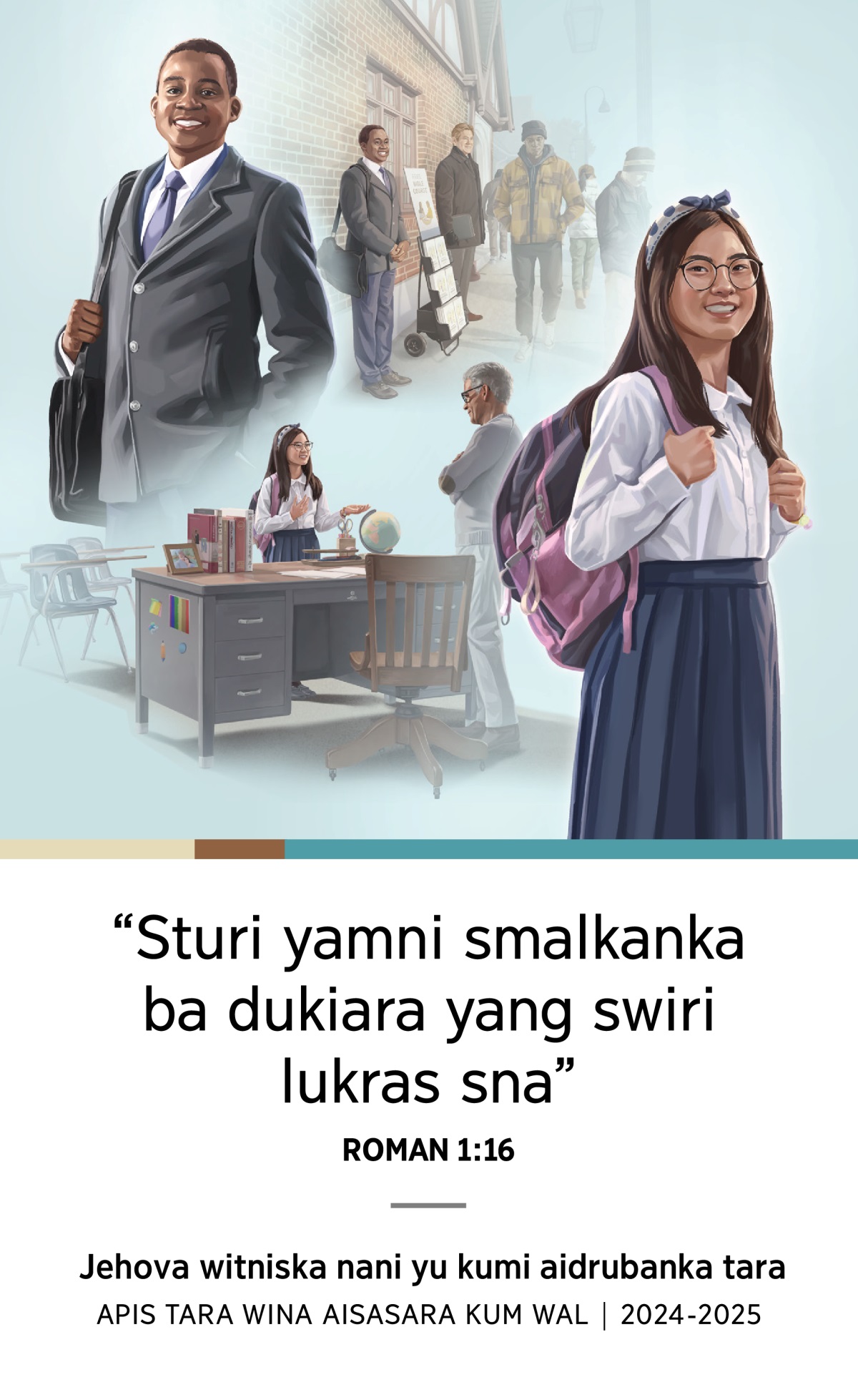 Lilka nani: 1. Kristian wahma lupia kum liliakira ai pânika kristian waitna wala kum wal truk lupia brih smalkisa. 2. Sim kristian wahmika ba pain ai dara wali ba mita liliakira kikisa. 3. Kristian tiara lupia kum ai maestrika ra liliakira ni smalkisa. 4. Sim kristian tiarika lupia ba pain ai dara wali ba mita liliakira kikisa.