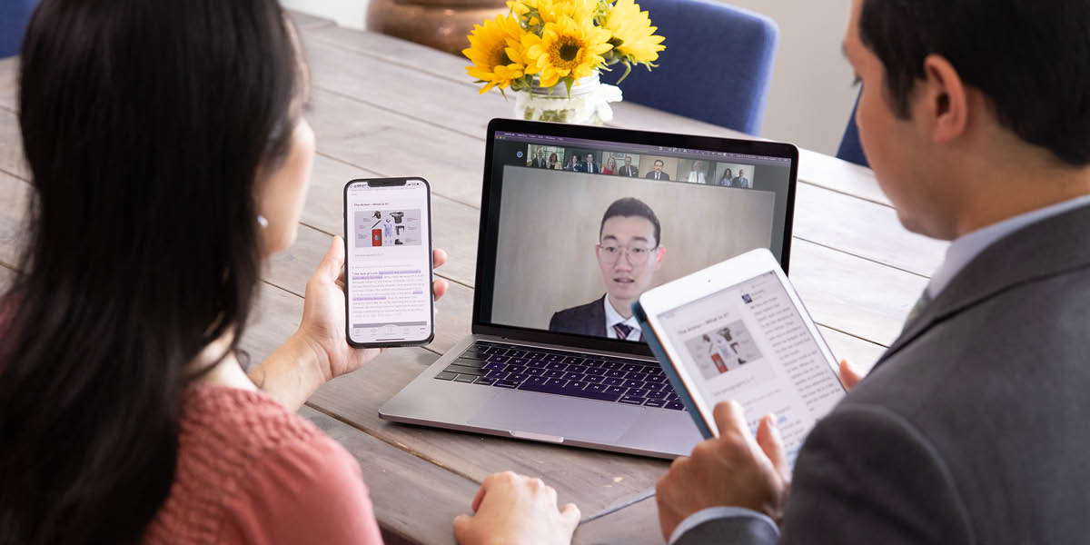Marit kum ai celularka ra “JW.Library” aplicaciónka ba yus muni, videoconferencia bâk kangrigisan aidrubanka kum ra dimisa.