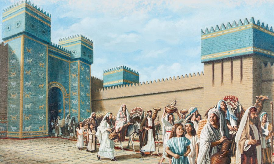 Ju uplika nani Esdras aikuki Babilon wina taki Jerusalem ra impakisa