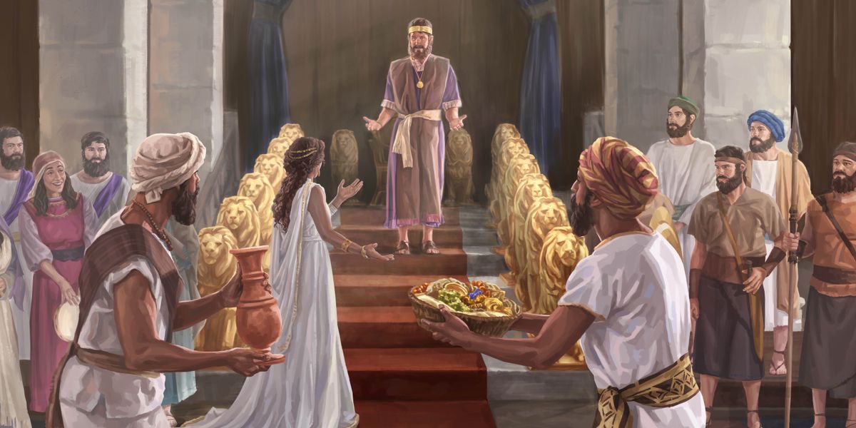 Sabá kwinka ba Salaman ra prisant nani brih wisa. Witin ai king iwaika wina bûi yamni balram bîla yabisa, bara ai kirka ra aiwawanra nani bara suldiar nani sin buisa.