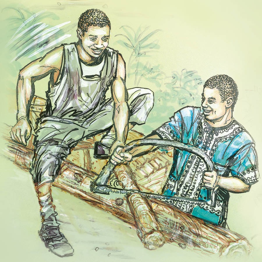 Tufala man waka tugeta for wakem wanfala haos