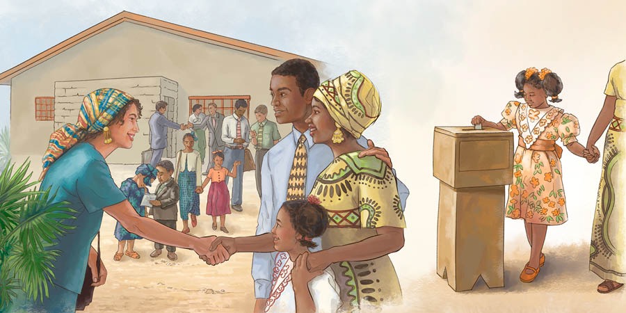 Olketa Jehovah’s Witness standap aotsaed wanfala Kingdom Hall