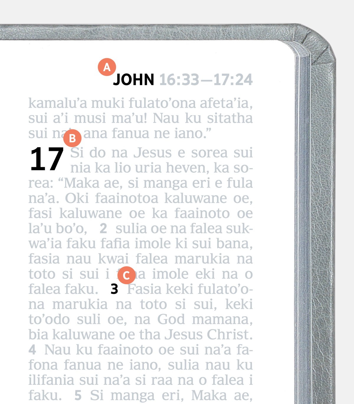 A, B, bia C fatania rofe la uria scripture la Baebol.