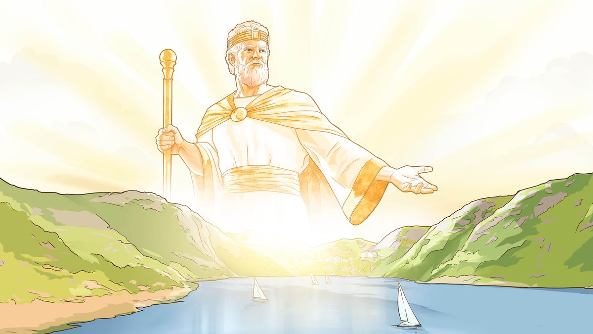 Jesus e kwaitalai i heven fafia paradise fafona fanua ne iano.