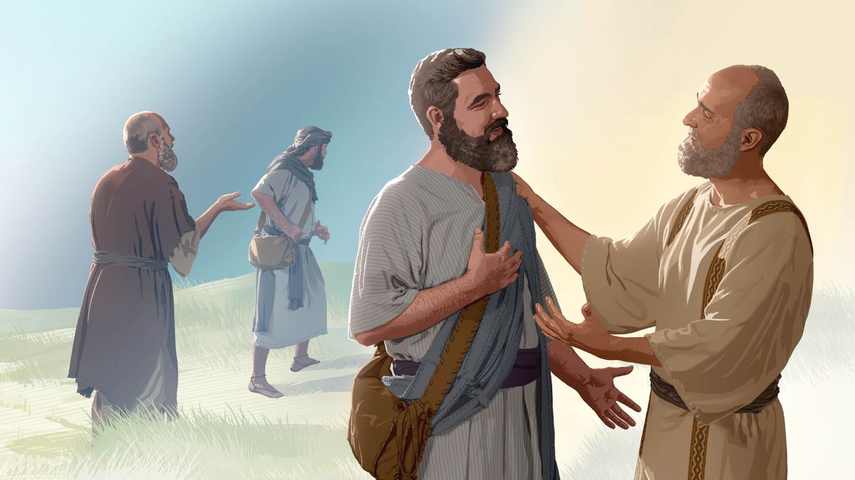 Fot-rãmbã: 1. A Poll sẽn boond a Mark t’a zãgs n loogdẽ. 2. A Poll sẽn gomd ne a Mark noog-noog kaoosg zugẽ.