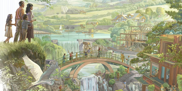 Pemandangan di firdaus