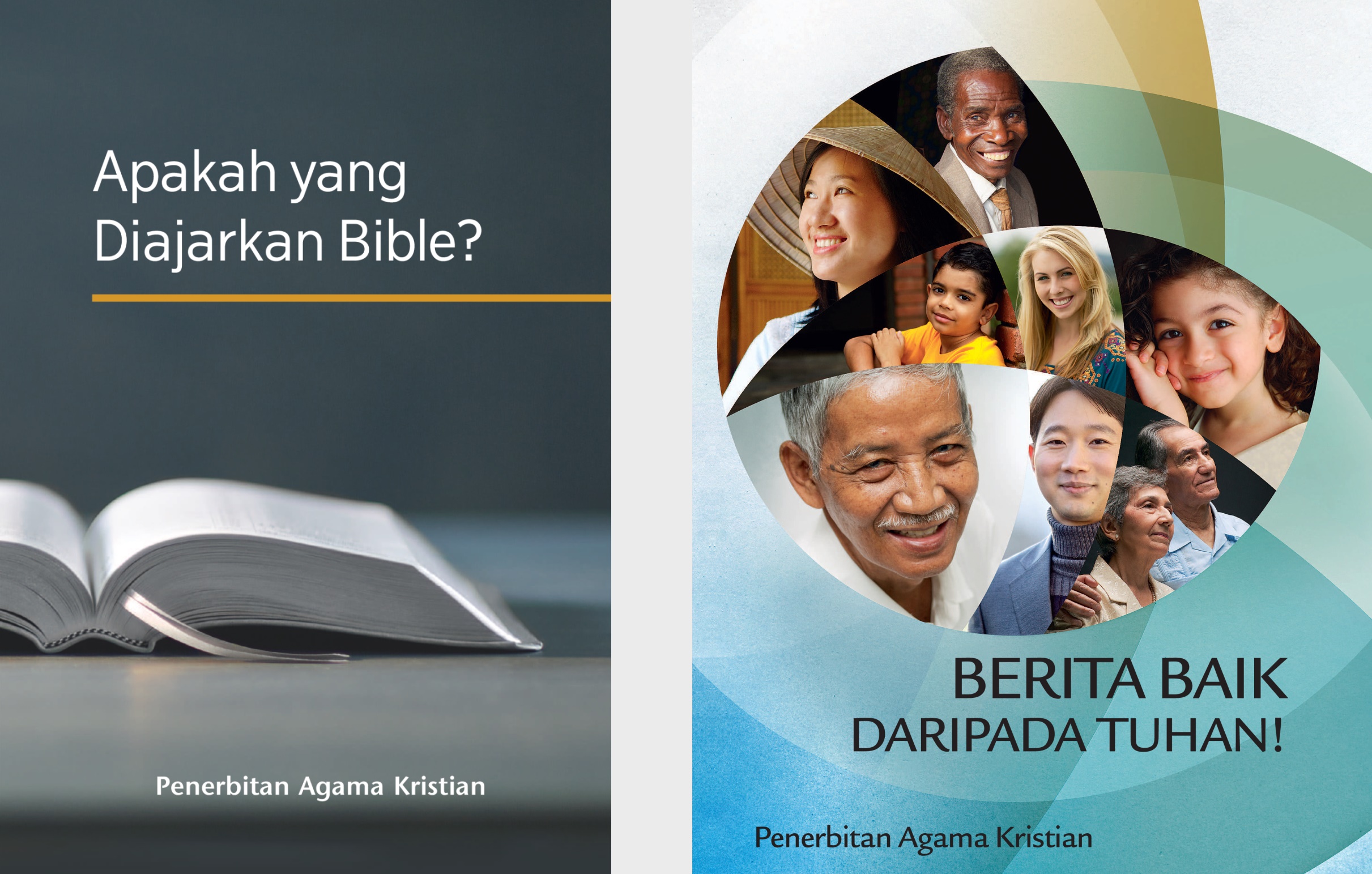Buku ‘Apakah yang Diajarkan Bible?’ Brosur ‘Berita Baik daripada Tuhan!’