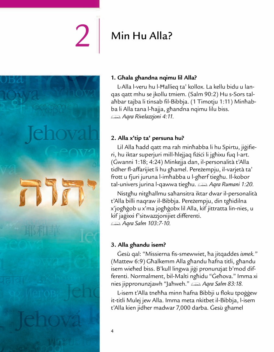 Lezzjoni 2 fil-browxer Aħbar Tajba Mingħand Alla!