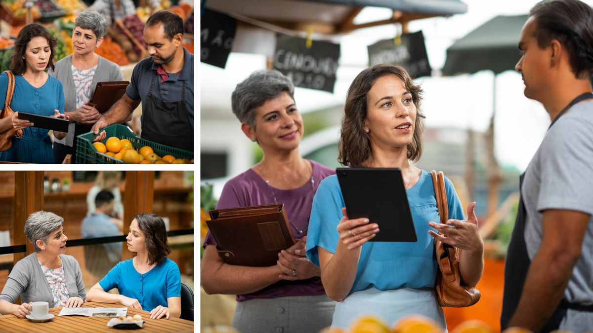 Grupp taʼ stampi: Oħt matura tgħin lil oħt oħra titgħallem tipprietka aħjar u tkun kunfidenti iżjed fis-service. It-tliet stampi se jidhru wara xulxin.