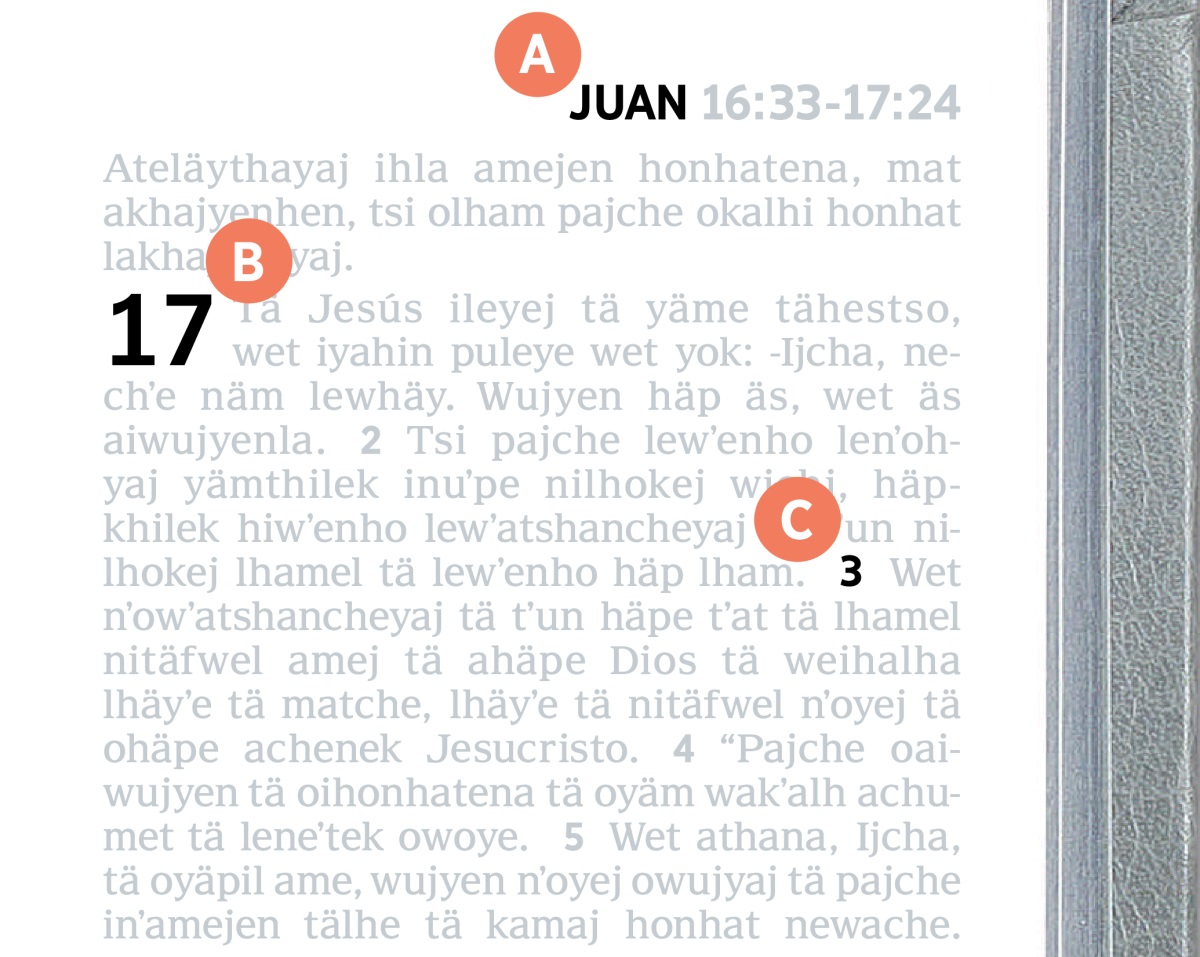 Mʼayhay toj ihi A wet B toj ihi nʼochufwenyaj lhip toj ichun.