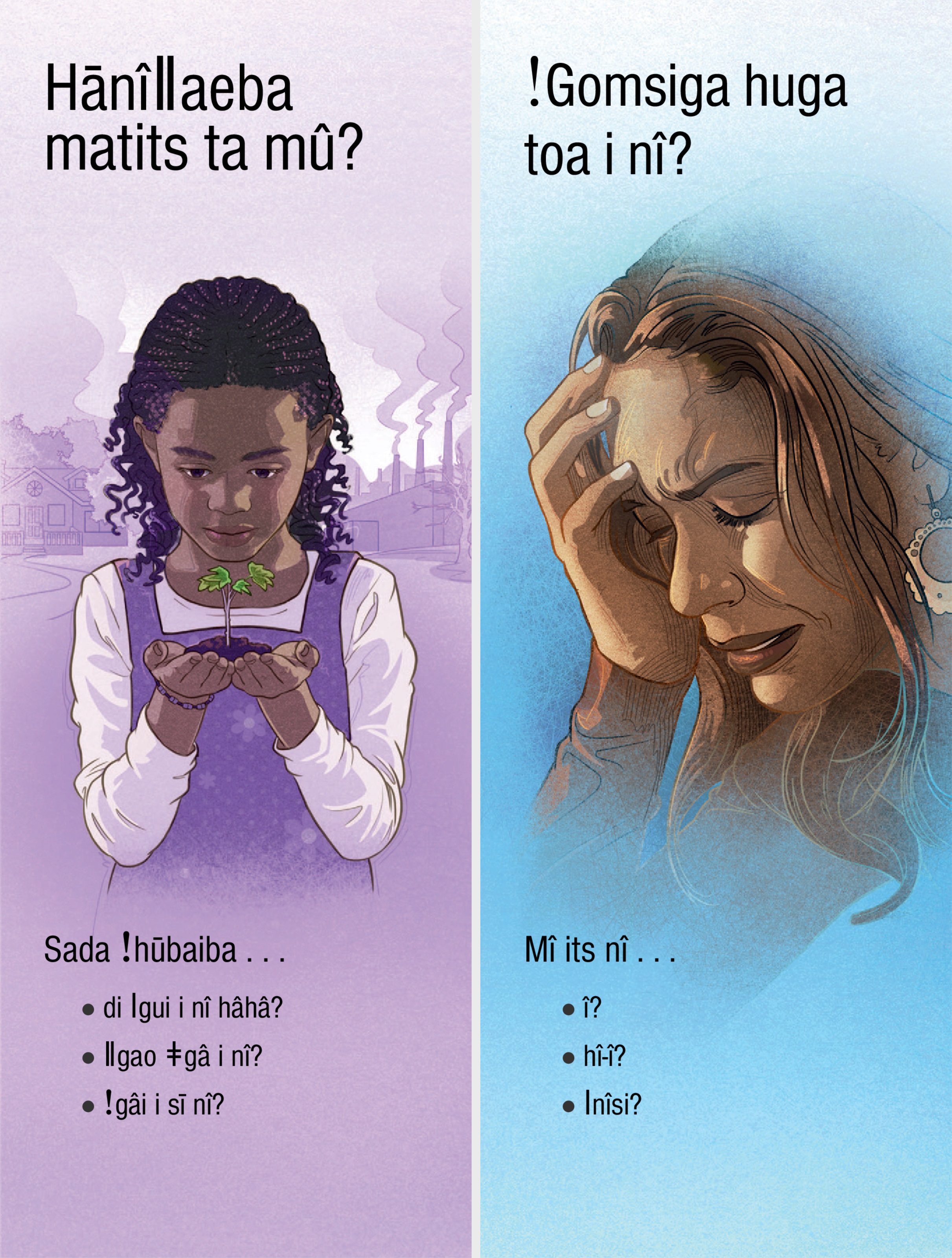 “Hānîǁaeba matits ta mû?” tsî “ǃGomsiga huga toa i nî?” ti ǀon hâ ǂhawekha