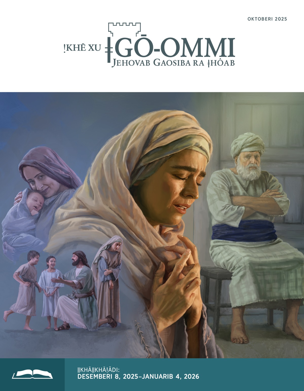 ǀHaoǀhaosa ai-īsigu: 1. Hanas ge ǃoatsâsiba ra hōǃâ tsî nēs xa ra kōbē Elkanab ǁîb ǀgam ǀgôara ǀkha ra ǀhuru ǁaeb ai. 2. Peninas ge ǀnom rase ǁîs babikiro-i ǀkha ra ǀhuru. 3. Hanas ge ā rase ra ǀgore. 4. ǀGapi Pristeri Elib ge Hanas ra kō.