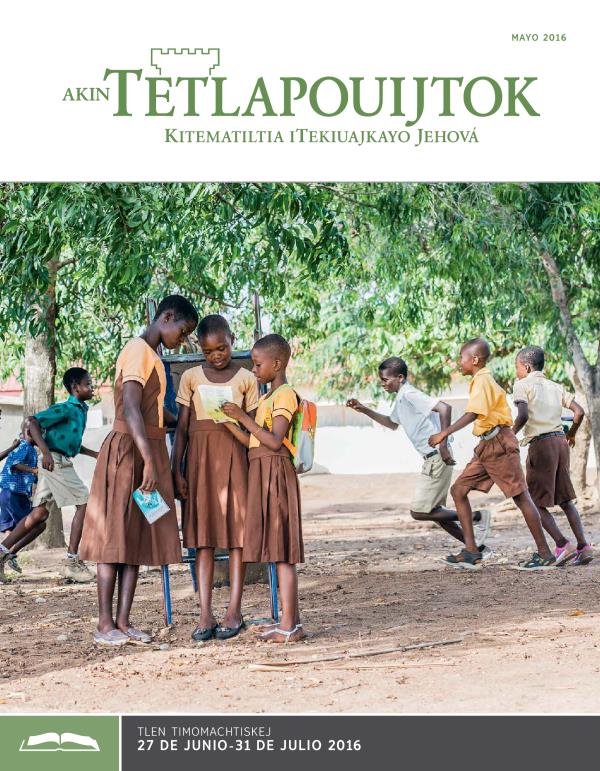 Iixko revista Akin Tetlapouijtok, mayo 2016