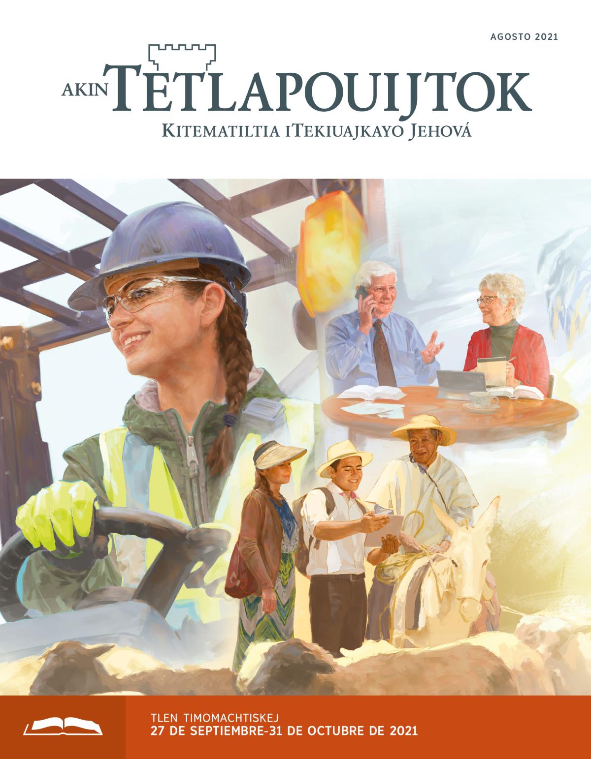 Revista Akin Tetlapouijtok (tlen ika timomachtiaj), agosto 2021.