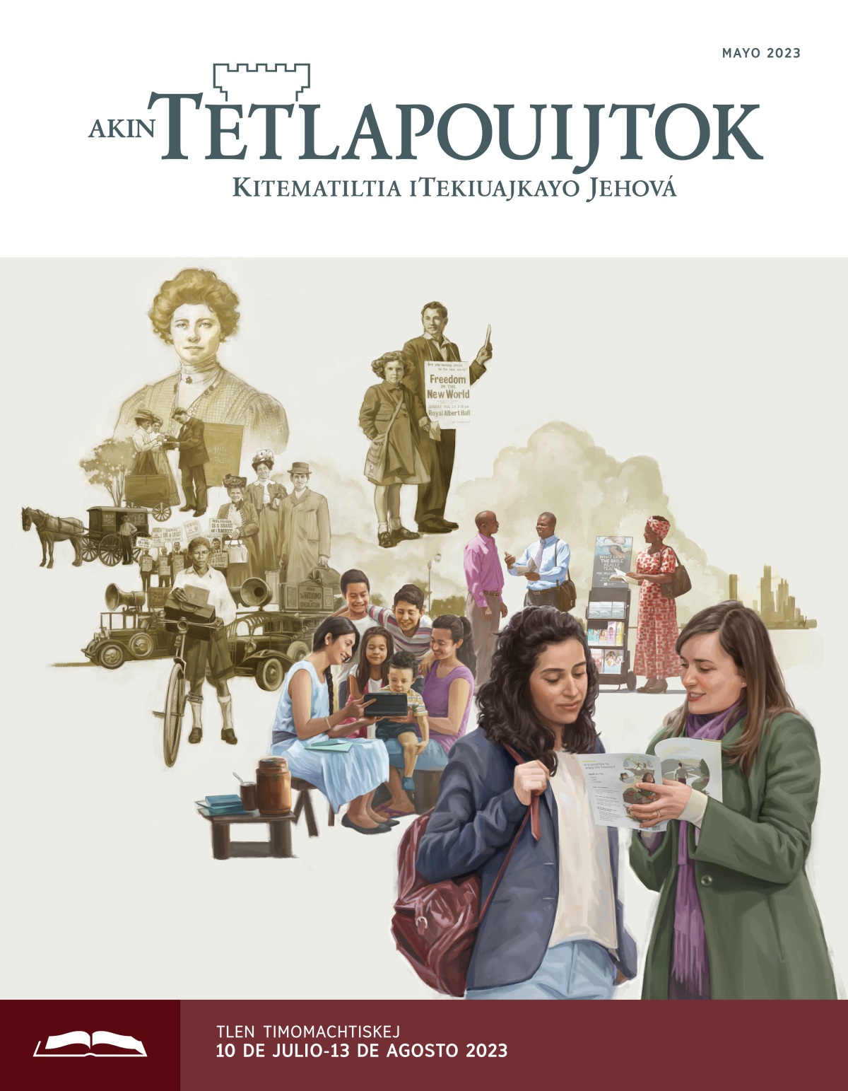 Revista Akin Tetlapouijtok (tlen ika timomachtiaj), mayo 2023.