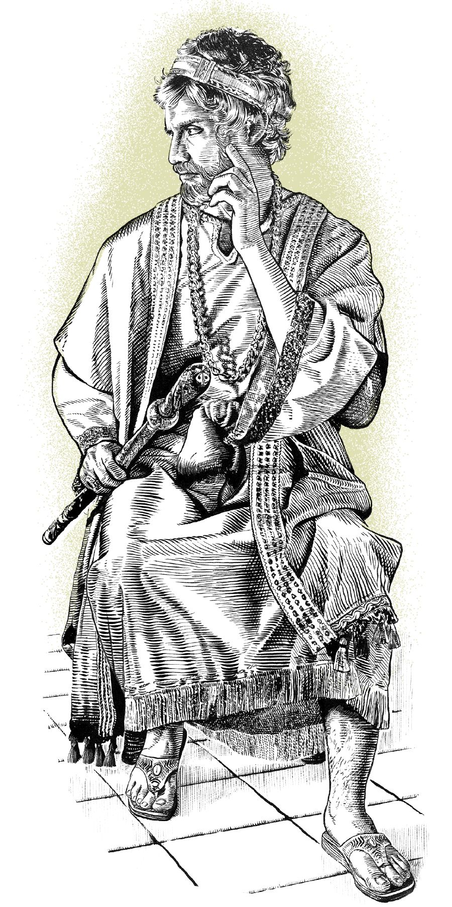 राजा हेरोद अग्रिपा द्वितीय।