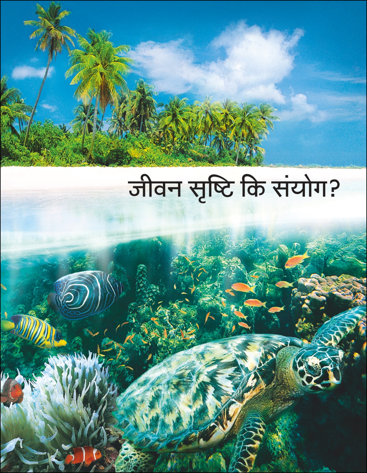 “जीवन सृष्टि कि संयोग?” पुस्तिका।