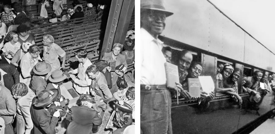 1) Tatu andjaganeke Ombiimbeli yo-New World Translation of the Christian Greek Scriptures mo 1950; 2) Aantu moGhana, taya ulike Oombiimbeli dhawo dho-New World Translation of the Christian Greek Scriptures