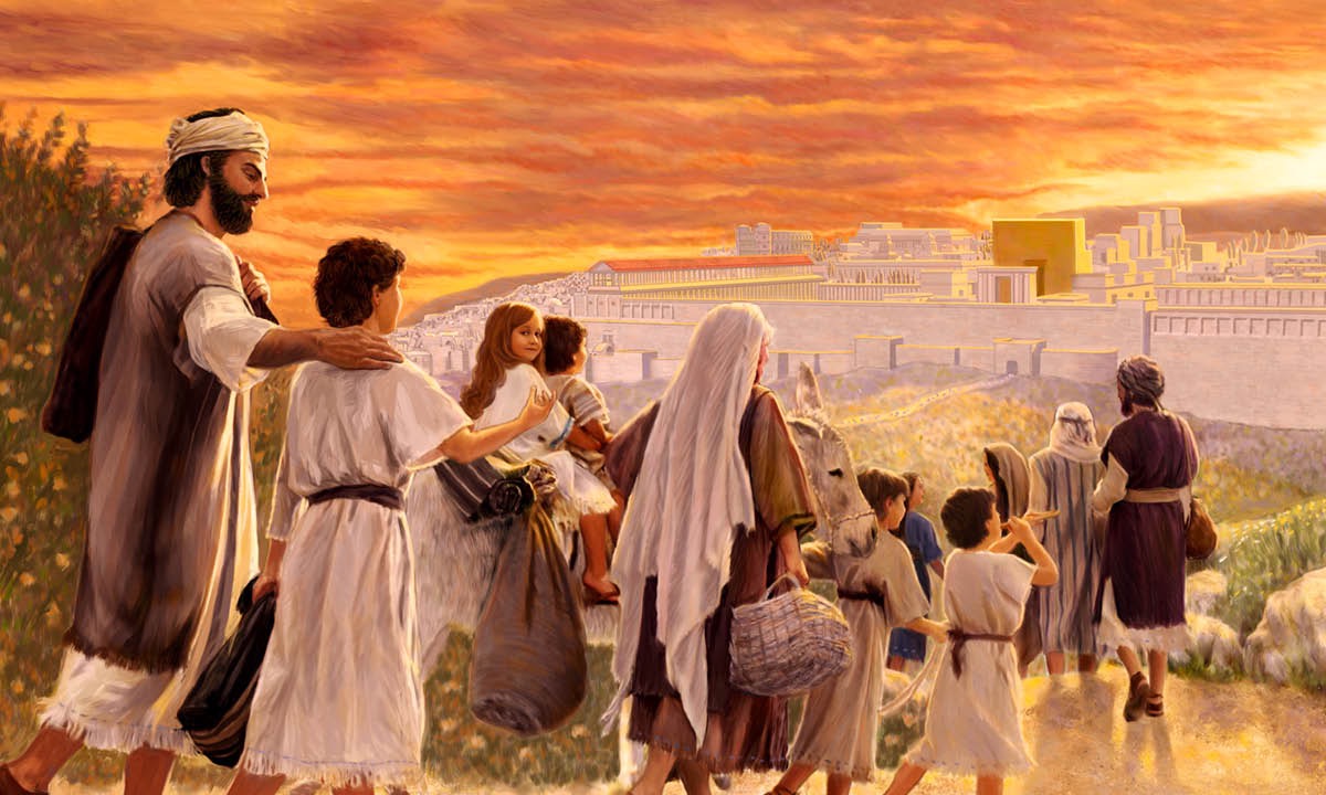 Jesus ta yi pamwe naavali ye koshituthi shOpaasa kuJerusalem sho e li omugundjuka