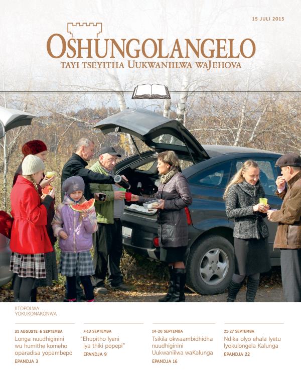 Efo lyokombanda lyOshungolangelo yokukonakonwa, 15 Juli 2015