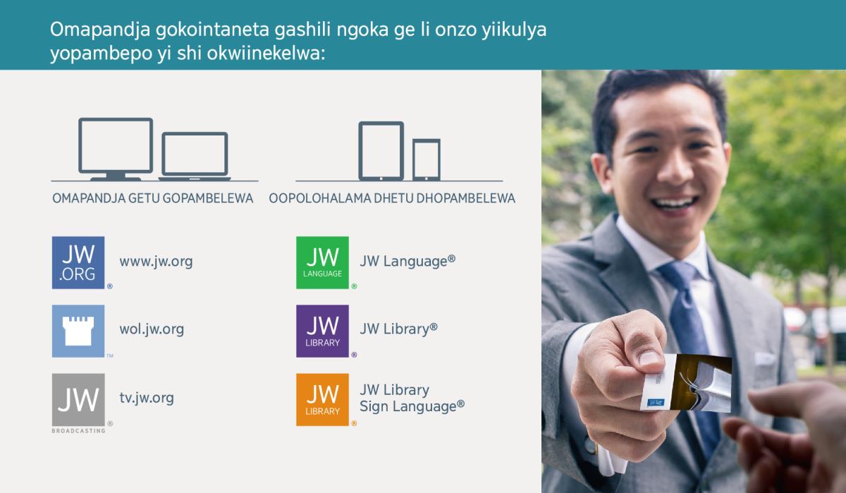 Omapandja noopolohalama dhopambelewa dhOonzapo dhaJehova