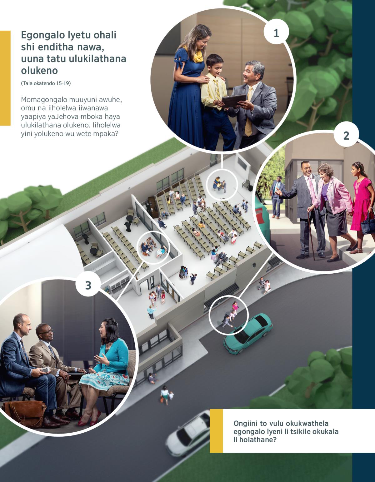 Omukuluntugongalo ta popi nomugundjuka ngoka e li nayina; omusamane nomwanakadhona taya sisidhile omumwameme omukokele kohauto; aakuluntugongalo yaali, ya pulakena neitulomo komumwameme