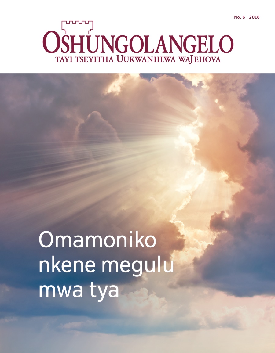 Oshifo shOshungolangelo, No. 6, 2016 | Omamoniko nkene megulu mwa tya