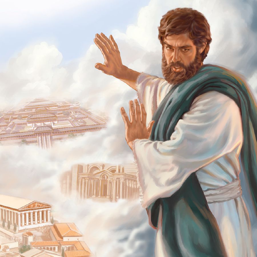 Jesús xkinselia tekiuajyomej itech tlaltikpaktli tlen Satanás kitekiuiltia