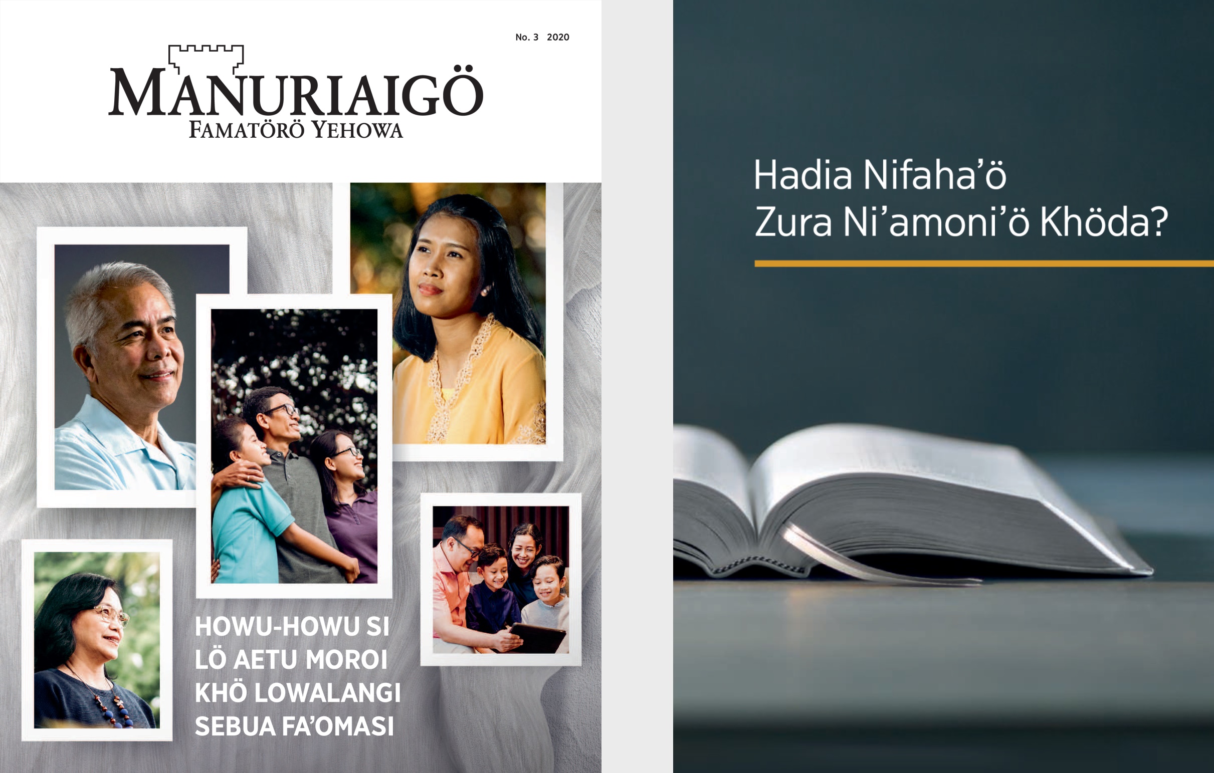 Buku ’Hadia Nifahaʼö Zura Niʼamoniʼö Khöda?’ hegöi ’Manuriaigö’ No. 3 2020.