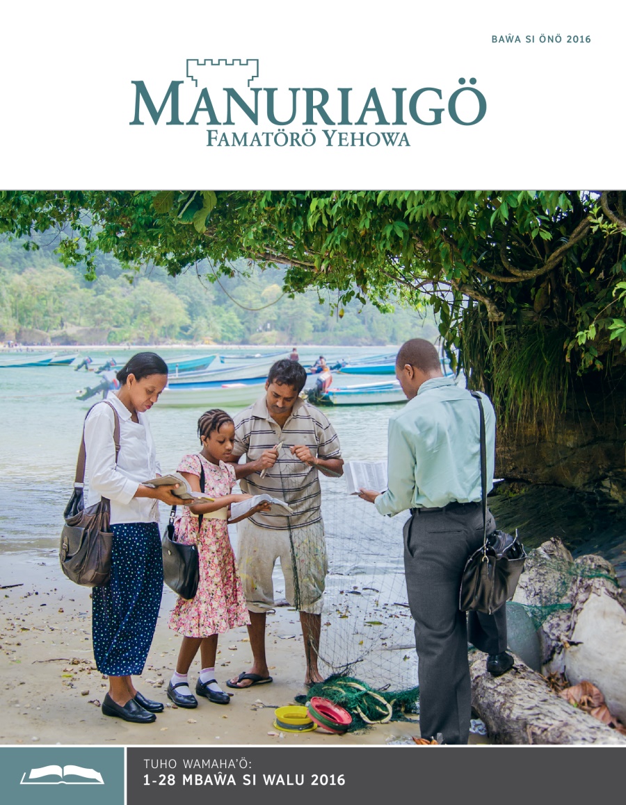 Manuriaigö Edisi Wamaha’ö, baŵa si Önö 2016