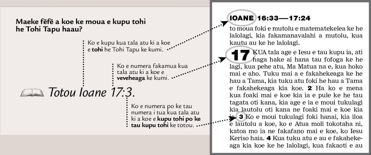 Fakatai he kupu tohi