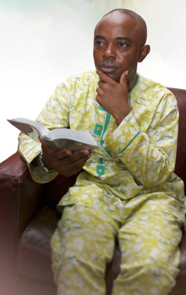 A husband meditates on what he has read in the Bible